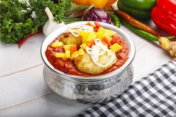 Indian cuisine Kashmari aloo dum
