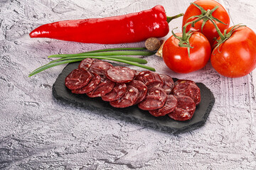 Wild Bear meat homemade sausages