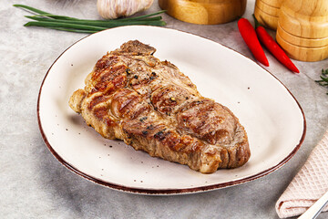 Grilled pork sirloin for dinner