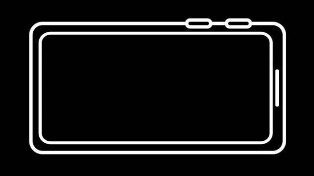 Rotate Your Phone animation 90 degree rotation, animation rotate with full screen landscape mode