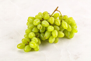 Green juicy sweet ripe Grape bunch