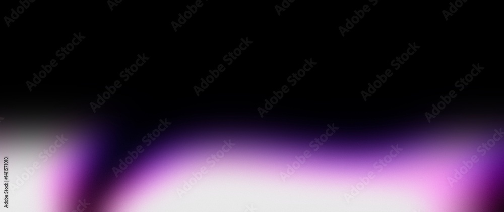 Aufkleber Abstract soft gradient with white and violet shades blending into black.