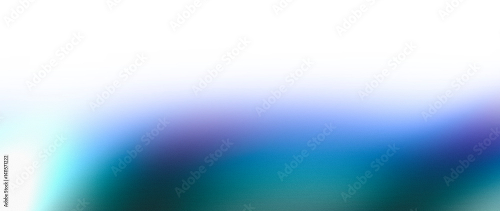 Poster Cool blue gradient with visible noise. Transparent background