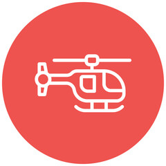 Firefighter Helicopter Icon