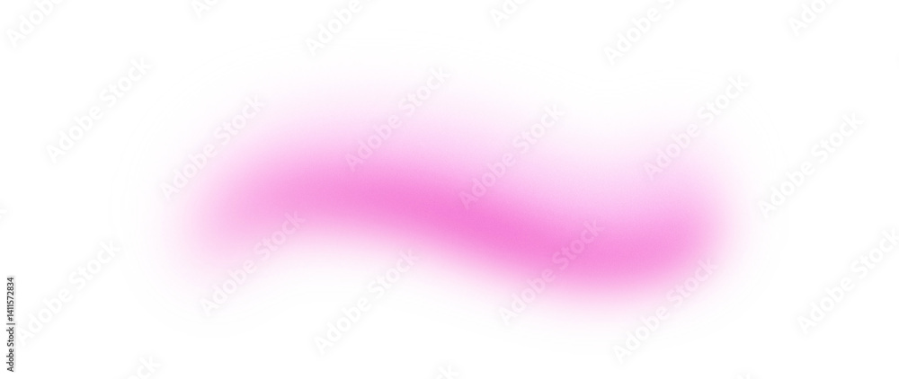 Poster Bright pink soft wave on transparent background. Glow and transparency effect