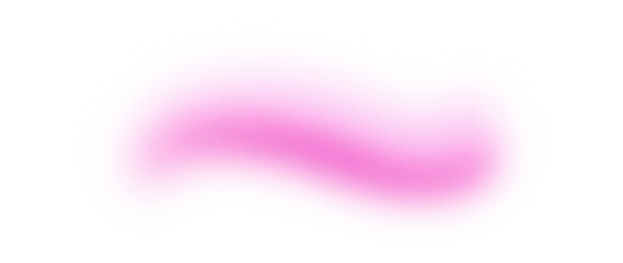 Bright pink soft wave on transparent background. Glow and transparency effect