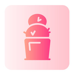 Cactus  gradient icon