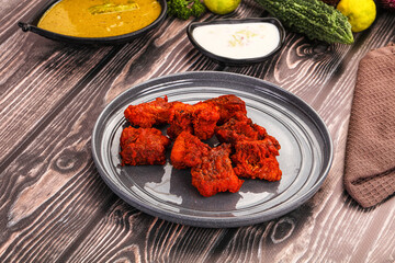 Indian cuisine - hot Fish Tikka