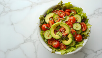 Vibrant Avocado and Tomato Salad: A Fresh, Summery Delight