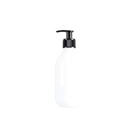 shower gel on white background