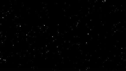 Fototapeta premium Snowy nature landscape, winter dust. Snowfall on a black background