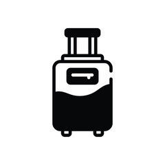 Luggage  Icon vector stock illustration