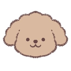 トイプードルの顔アイコン