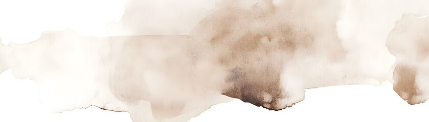 A muted, warm brown watercolor wash design.