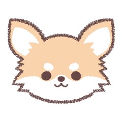チワワの顔アイコン