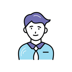 Manager icon vector stock illustration