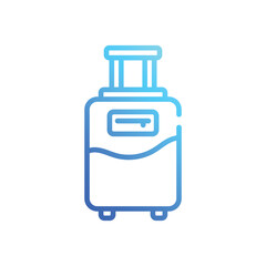 Luggage  Icon vector stock illustration
