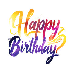 Happy Birthday design templates and background. AI generative.