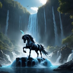 pegasus in the forest