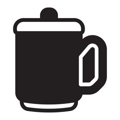 Mug glyph icon