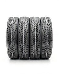 car wheel isolated on white background