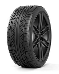 car wheel isolated on white background