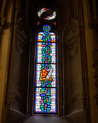 Gothic Stained Glass Window - Religious and Artistic Marvel