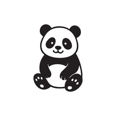 funny panda cartoon vector © HardWork