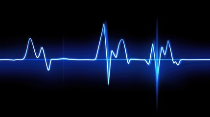 EKG, heart rate, monitor, medical, dark background