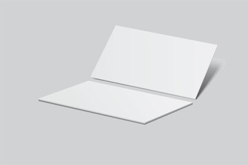 Vector Modern rectangle business card or credit card mockup. Realistic template design for presentation branding identity, corporate, advertising, personal, stationery, sticker, sheet, label, banner
