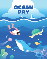 바다의 날 일러스트 04
