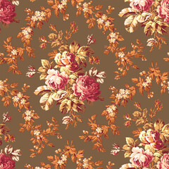 seamless pattern with flowers