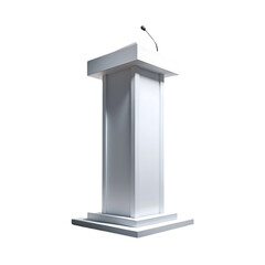 White Podium Lectern: Perfect for Presentations and Speeches