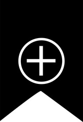 Obraz premium add bookmark vector icon 