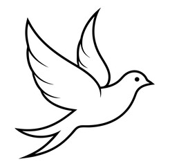 dove of peace vector