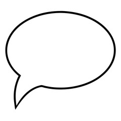 speech bubble icon vector illustration
