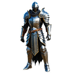 Obraz premium Golden Valor: The Majesty of Armored Protection