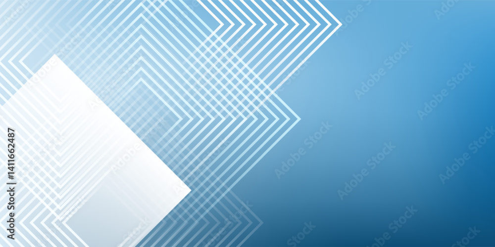 Poster an abstract vector graphic featuring concentric squares and intersecting lines. the modern geometric