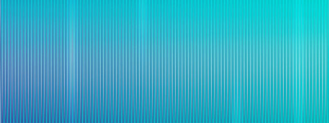 Fototapeta premium Ribbed glass texture background. Blue white ribbed glass with refraction, highlighting and glare. Mesh gradient. Acrylic ribbed bath surface. Vector Reeded glass semitransparent overlay.