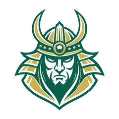 Obraz premium Samurai Warrior Helmet for T-shirt Designs Sports Monochrome Coloring Pages