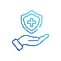 Medical Insurance Icon vector stock illustration