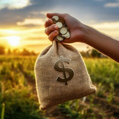 Sunset Harvest: A Golden Bounty of Financial Success