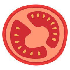 Tomato Slices Illustration