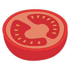 Tomato Slices Illustration