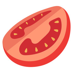 Tomato Slices Illustration