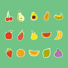 Fruit Simple Stiker