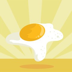 Sunny Side Up – Bright Cartoon Egg Design