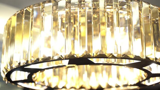 Soft Ethereal Glow: Chandelier Sparkle.