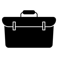 Suitcase Business Strategy Icon