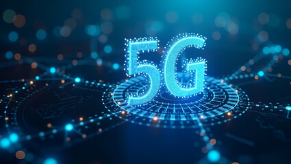 Obraz premium High-Resolution Photo Stock: Strategic 5G Network Deployment Concept with Systematic Infrastructure Rollout and Optimized Connectivity in Urban Settings